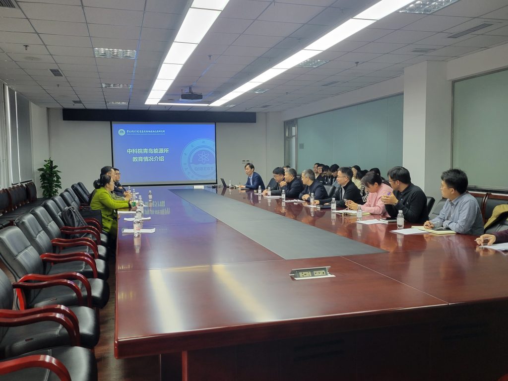 山东科技大学一行来所交流 山东科技大学一行来所交流